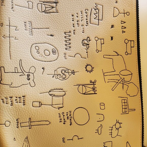 Coach X Jean Michel Basquiat Carryall Pouch - Picture 3 of 4